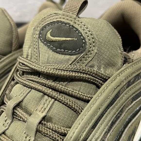 ?? NIKE Air Max 97 Tiger Camo Sneakers ARMY Green Running Shoes‎ Men Size 10 main image 5